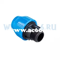Муфта ПНД 25х1" НР Arangul