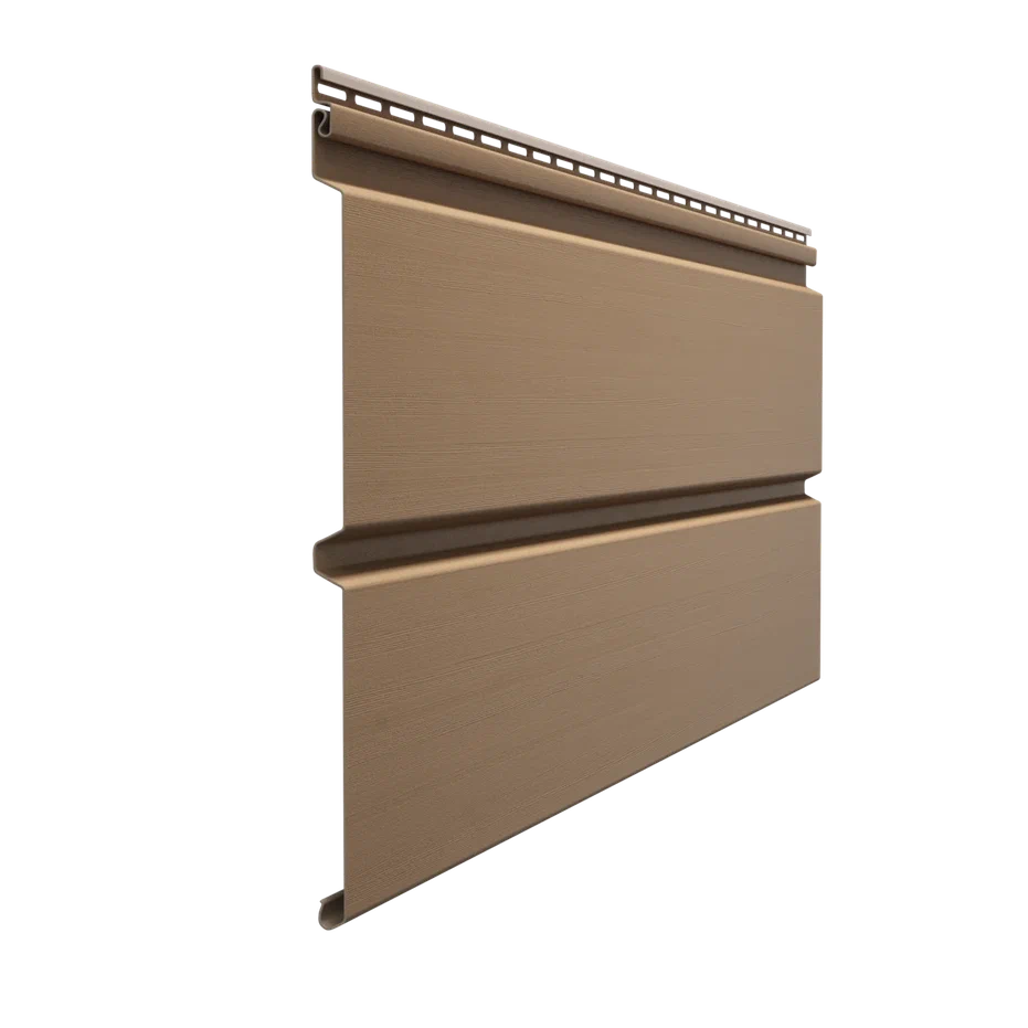 Виниловый сайдинг Брус D6S Docke Premium Дёке  (Графит)