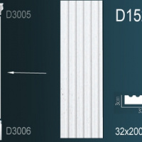 Колонны и пилястры D1524 Пилястра