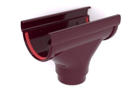 Воронка желоба GL Дизайн 135/90 мм ПВХ (Бордо)
