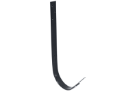 Крюк длиный GL PU 150/100 мм металлический (RAL 7024)