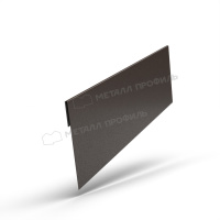 Планка завершающая 65х3000 (VALORI-20-DarkBrown-0.5)