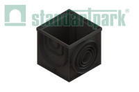 Пластиковый дождеприемник-пескоуловитель PolyMax Basic 400х400