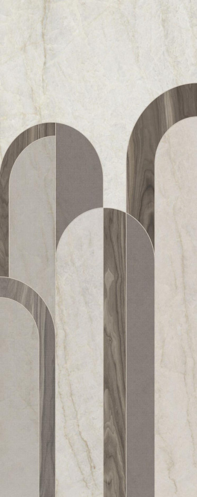 Интерьерная панель 1200x3000 Grand Arches Bianco глянцевая MG-9.1.1/1200х3000G
