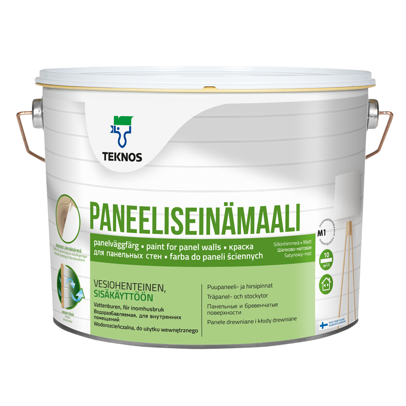 Краска по дереву PANEELISEINÄMAALI (Панелисейнамаали) матовая для внутренних работ