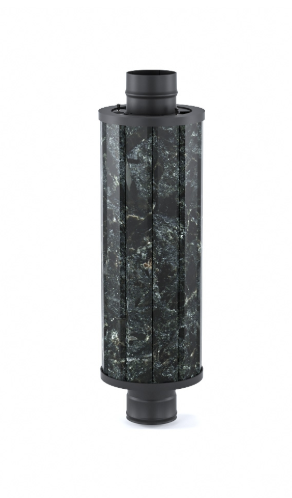 Экономайзер ИзиСтим (каменка натрубная) Пироксенит Мини(10 плит)  h=500мм ф120мм