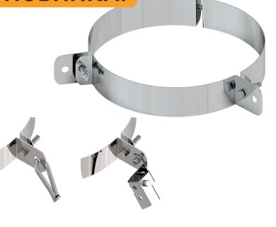 Хомут Феррум под растяжку составной (430), ф300