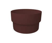 Муфта трубы соед. GL Классика 120/90 мм ПВХ (Шоколадный)