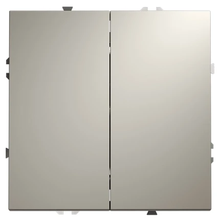 Переключатель проходной двухклавишный VOLTUM S70 VLS020303