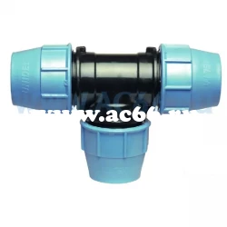 1005 Тройник Unidelta 50х50х50 зажимной  (13 шт)