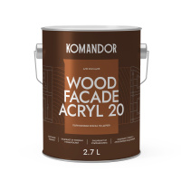 Краска по дереву полуматовая Wood  Facade Acryl  20 (Вуд фасад акрил 20)