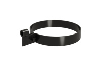 Хомут трубы Lite GL Классика 120/90 мм ПВХ (Черный)