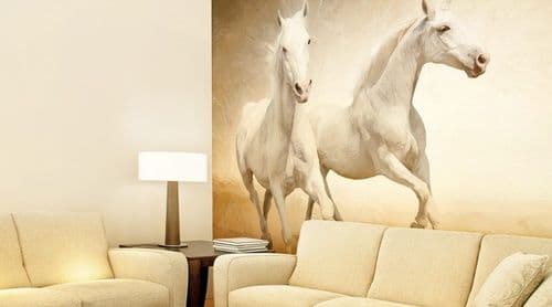 Фотообои "Белые кони" Moda Interio