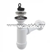 Сифон для умывальника d 40мм, с гофрой ALCAPLAST A41+А710