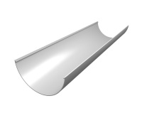 Желоб GL Классика 120/90 мм 3м ПВХ (Белый)