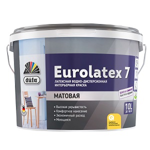 Dufa ВД краска EUROLATEX 7  10л