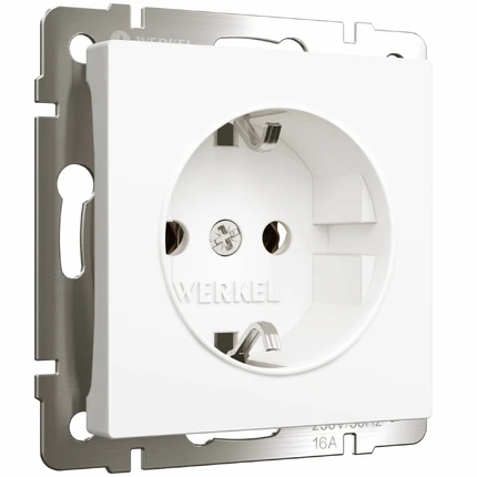 Розетка с заземлением Werkel W1171061 4690389184703