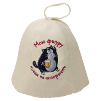 Шапка для бани Мою фигуру ничем не испортить Банные штучки