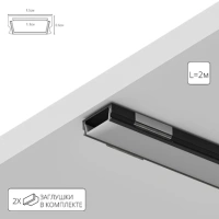 Профиль для ленты Arte Lamp SURFACE A150606S