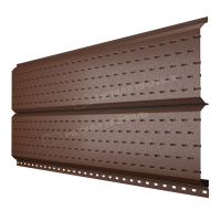 Софит МЕТАЛЛ ПРОФИЛЬ Lбрус-15х240 (VALORI-20-Brown-0.5)