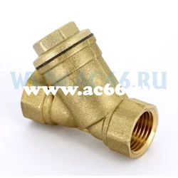 Фильтр латунный (БАЗ) Ду-50 сетчатый угловой