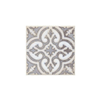 Вставка Амальфи орнамент 99x99 коричневая STG\A408\1266