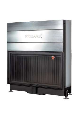 Топка каминная Вега 1600 В подовое горение черный шамот ЭкоКамин