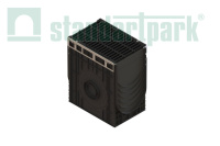 Пескоуловитель сборный PolyMax Drive DN300 H616 с чугунной щелевой решеткой C250 (к-т)