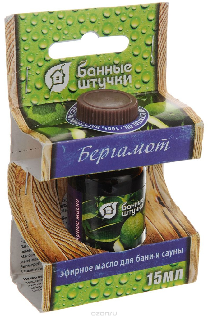 Масло Бергамот 15 мл. Банные штучки