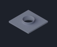 Площадка опорная GFS крышка дымохода ф200 чугун