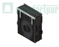 Пескоуловитель сборный DN150 пластик. PolyMax Drive с решетк. чугунной шина кл.Е (к-т) 082800755