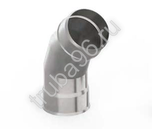 Отвод (колено, поворот) 45 градусов d200мм, толщина металла 1.0 мм