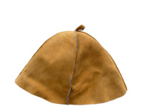 Шапка для бани Шик мех овчина, оранжевая