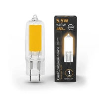 Светодиодная лампа Gauss 5,5W 480Lm 3000K G4 107807105