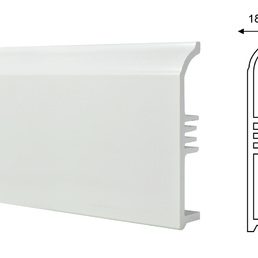 Плинтус ПВХ RICO Durable Smart 100А