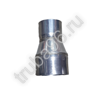 Переход 80/115 из нержавеющей стали, толщина металла 1.0 мм