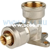 Угольник с креплением (обжим) 20х1/2 вн/р АРЕ 754L