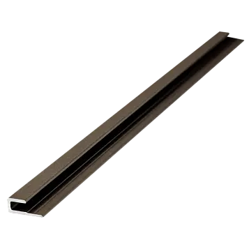 Профиль алюм торцевой АльтаСлэб 081024-1 анод (Шампань)