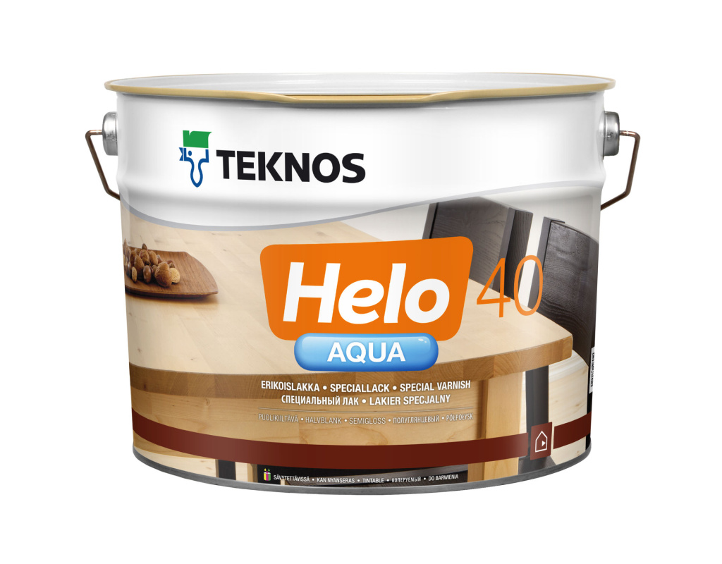 Лак HELO AQUA 40 (Хело аква 40) полуглянцевый