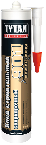 Клей строительный сверхпрочный № 901 бежевый Tytan Professional 390 гр.