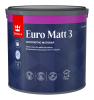Краска интерьерная EURO MATT 3 C глубокоматовая 2,7л