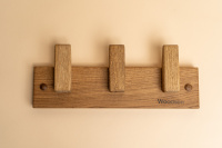 Вешалка 3 креплений D3 Woodson Дуб