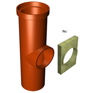 Тройник изостатический "Ecoosmose" 90 гр. 33см. D=120 мм. "Osmotec".22 120