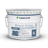 Краска фасадная MINERAL STRONG MRC 9л/13 кг. (краска фасадная акриловая щелочестойкая)