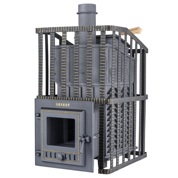 Печь для бани GFS Ураган 18М ЗК чугунная