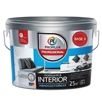 ProfiluxProfessional ВД краска INTERIOR МОЮЩАЯСЯ латексная для стен и потолков база 3  2,5кг