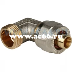 Угольник 16х1/2 н/р АРЕ (обжим) 753L