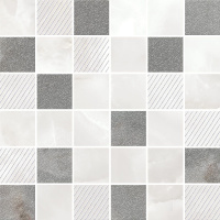Мозаика Опал Мозаика Серый / Opale Grey Mosaic 300x300 серая