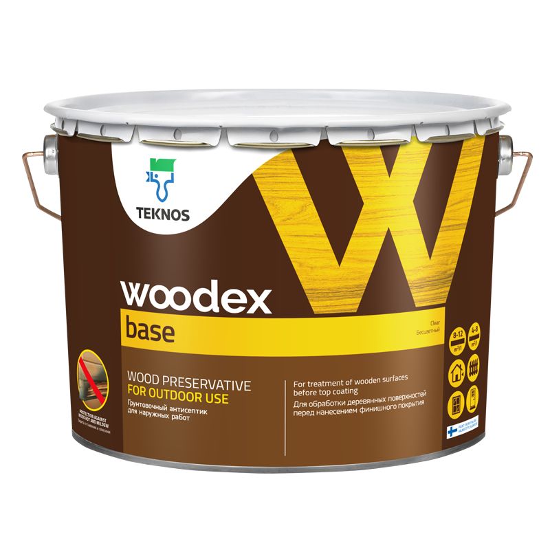 Грунтовочный антисептик WOODEX BASE (Вудекс Бейс)