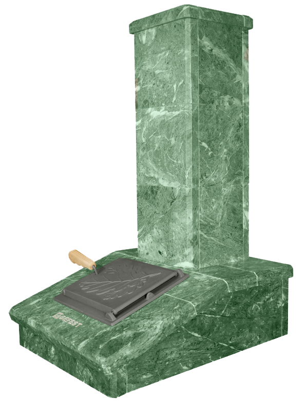 Облицовка на трубу GFS Гром 40 Президент 150х790 Змеевик 3 яруса под шибер